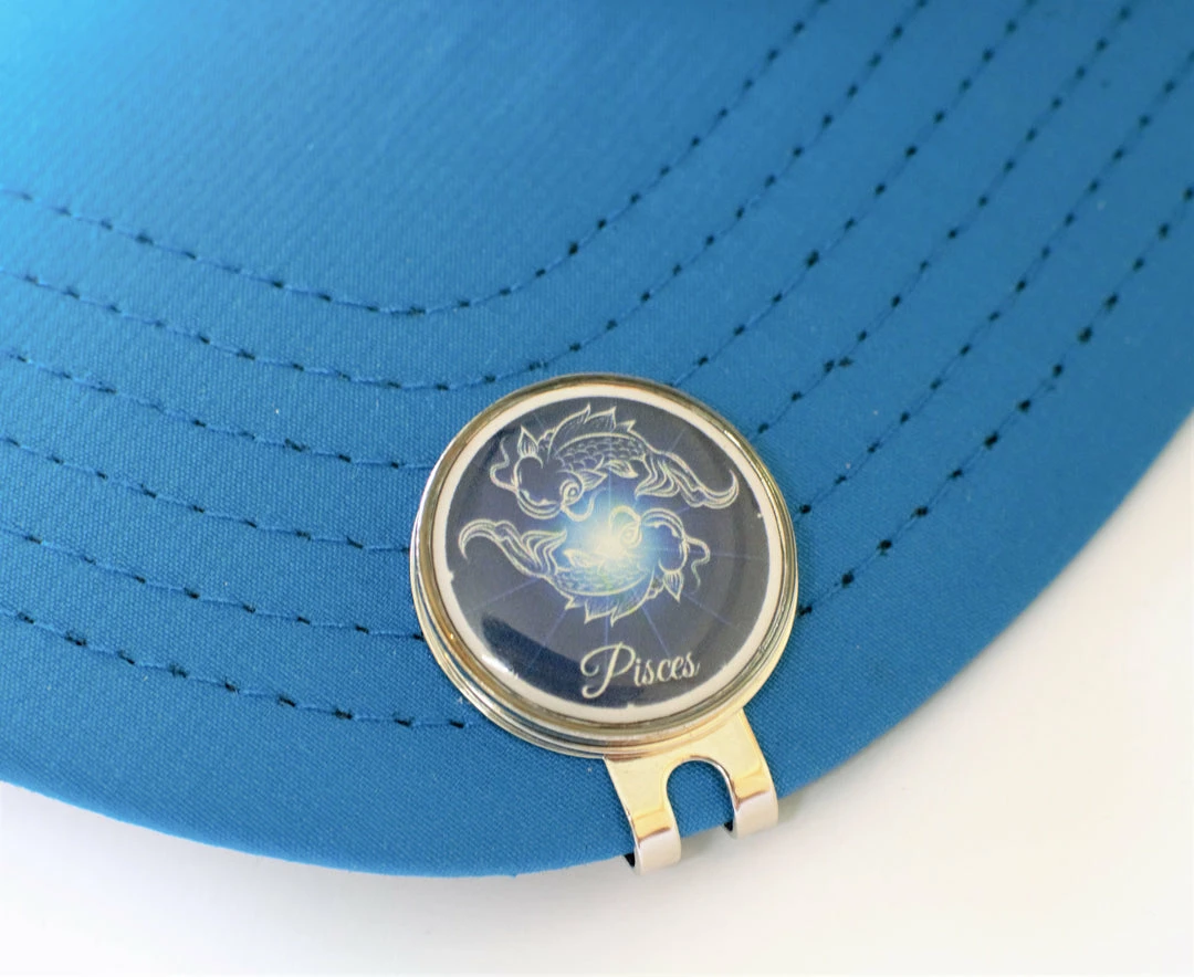 GolfBasic Zodiac Sign Magnetic Cap Clip & Ball Marker