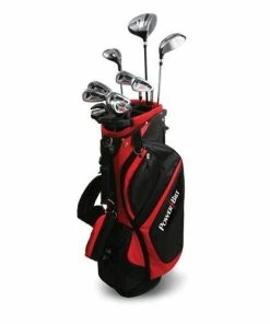 PowerBilt EX750 Steel/Graphite Mens Left Hand Package Golf Set
