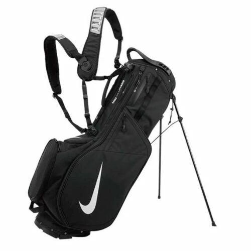 Nike Air Hybrid Golf Stand Bag (Black/White) Golf Bag
