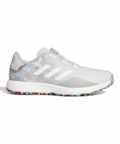 Adidas S2G Boa Wide Spikeless Golf Shoes (Gray/White)