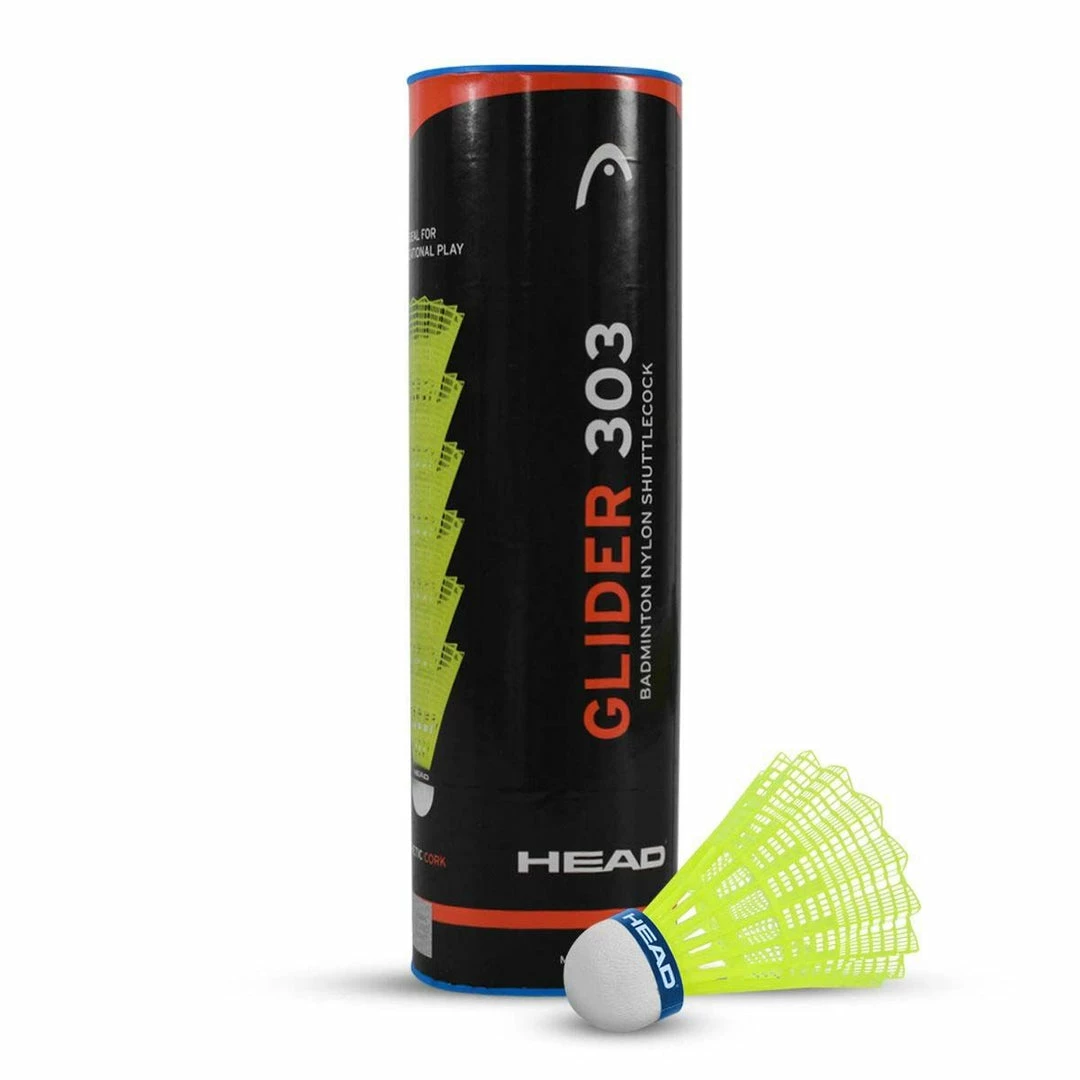 Head Glider 303 Nylon Shuttlecock (Blue Cap) Shuttlecocks