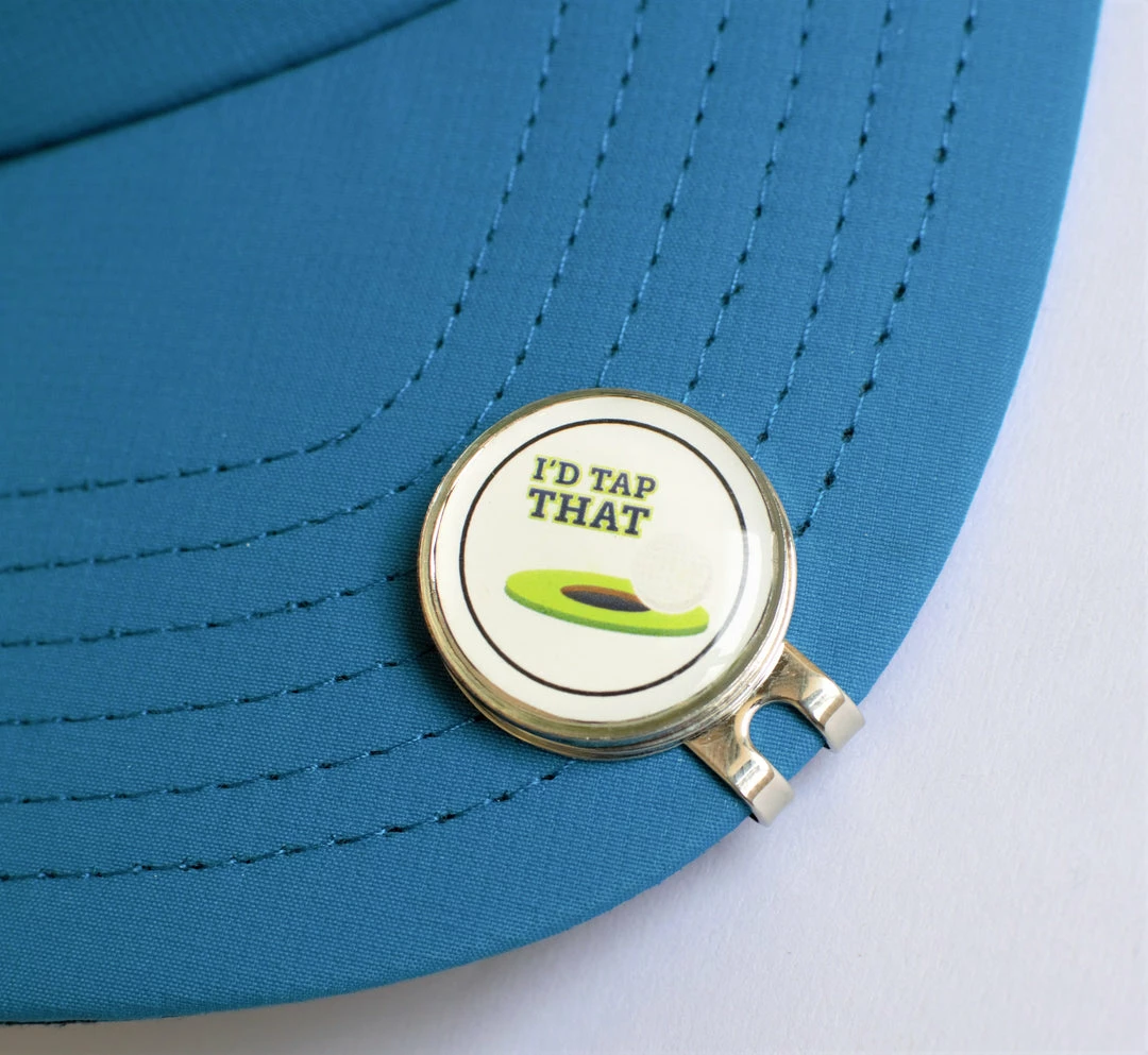 GolfBasic Tap That Ball Marker & Cap Clip
