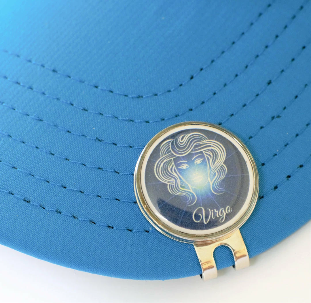 GolfBasic Zodiac Sign Magnetic Cap Clip & Ball Marker