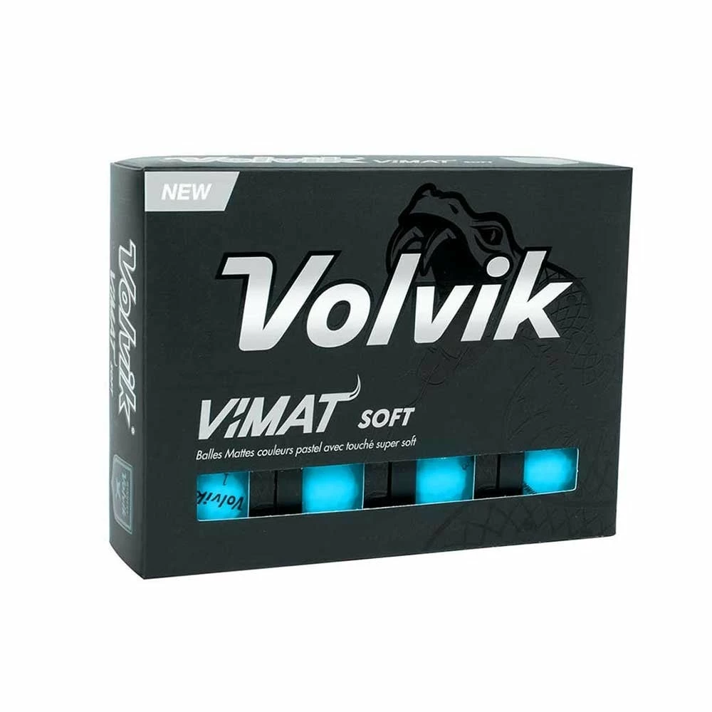 Volvik Vimat Soft Matte Coloured Golf Balls