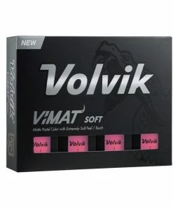 Volvik Vimat Soft Matte Coloured Golf Balls