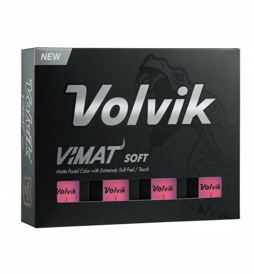 Volvik Vimat Soft Matte Coloured Golf Balls