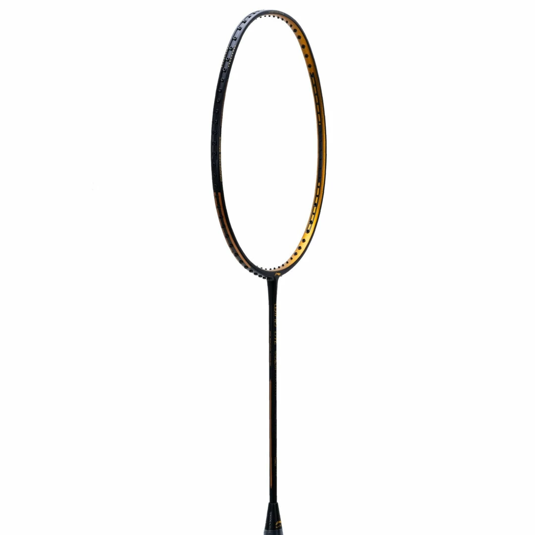 Li-Ning Wind Lite Stealth Unstrung Badminton Racket (Black/Gold)